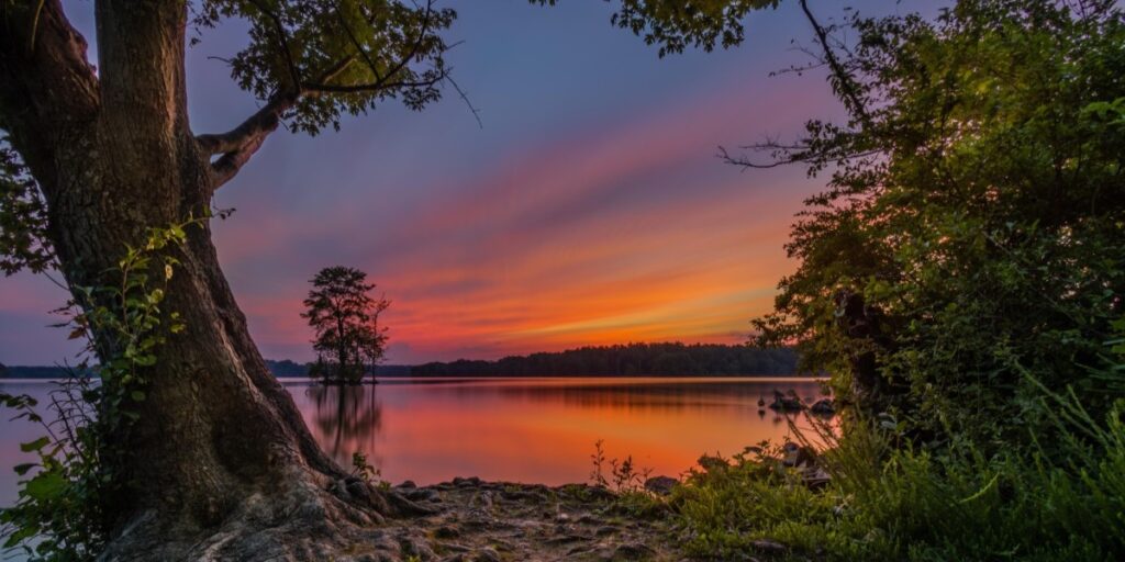 Sunset at Loch Raven Reservoir